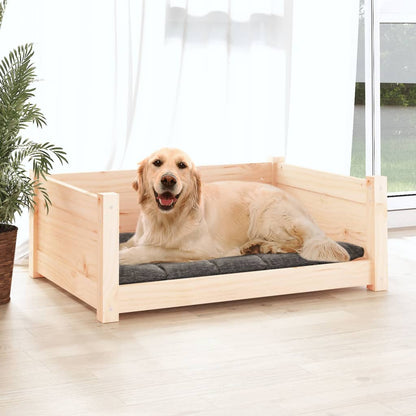 Vidaxl Cama Para Perros Madera Maciza De Pino 75,5x55,5x28 Cm_5