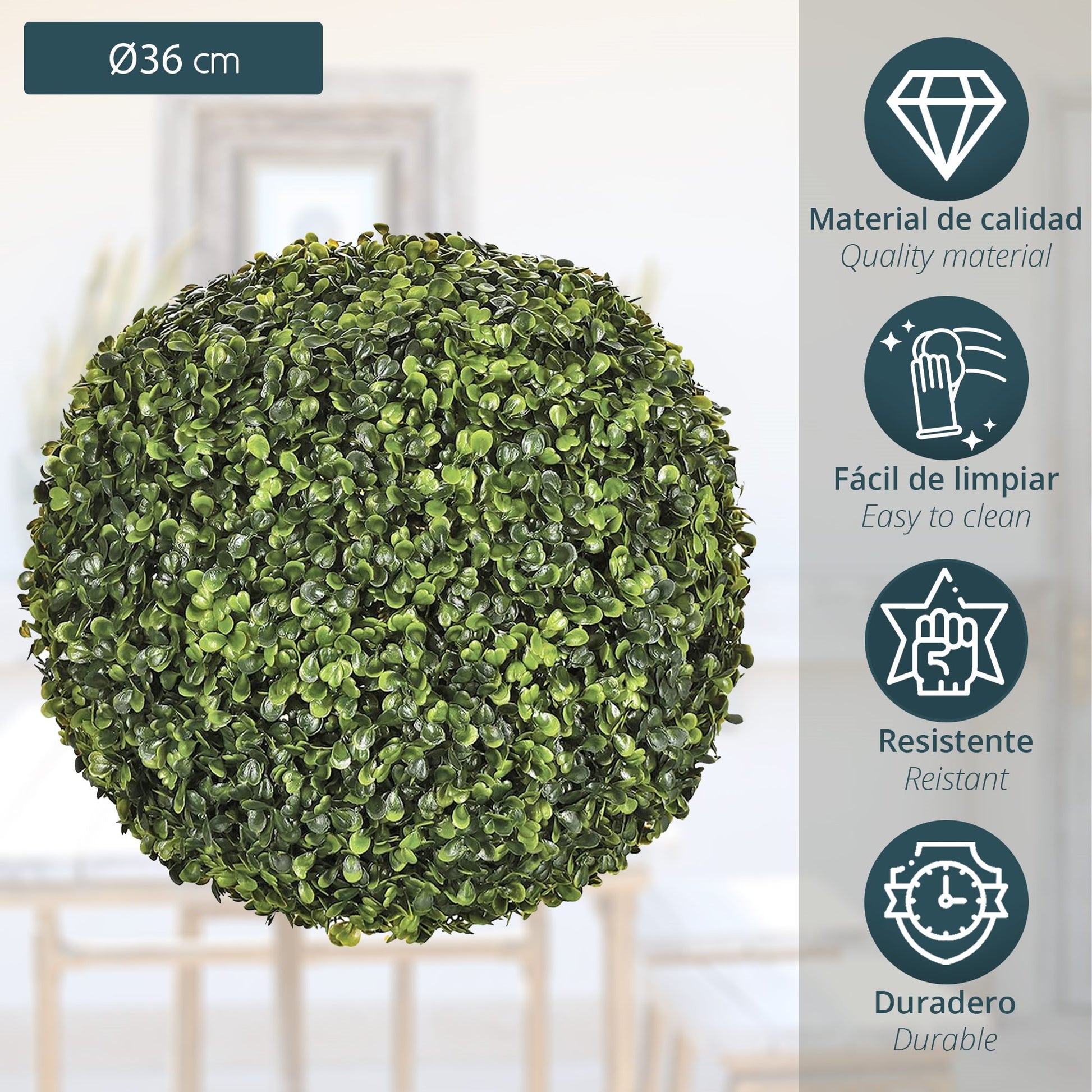 Bola De Boj Diámetro 36 Cm_1