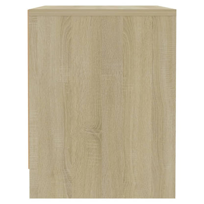 Mesita De Noche Madera Ingeniería Roble Sonoma 45x34,5x44,5 Cm_4