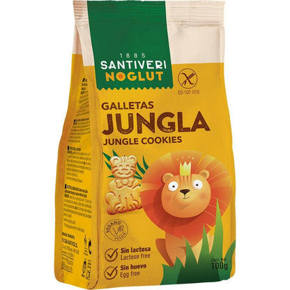 Galletas Jungla sin gluten Santiveri 100 g