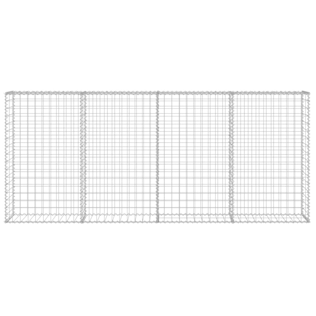 Muro De Gaviones Con Cubiertas Acero Galvanizado 200x20x85 Cm / Vetonek_1