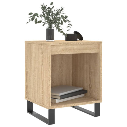 Mesitas Noche 2 Uds Madera Ingeniería Roble Sonoma 40x35x50 Cm_1