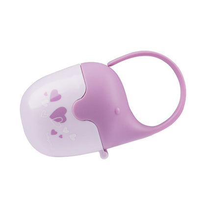 Caja Portachupetes Elefante Lila