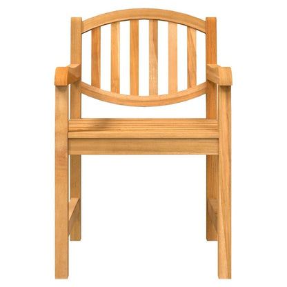 Vidaxl Juego De Comedor Para Jardín 3 Pzas Madera Maciza De Teca_4