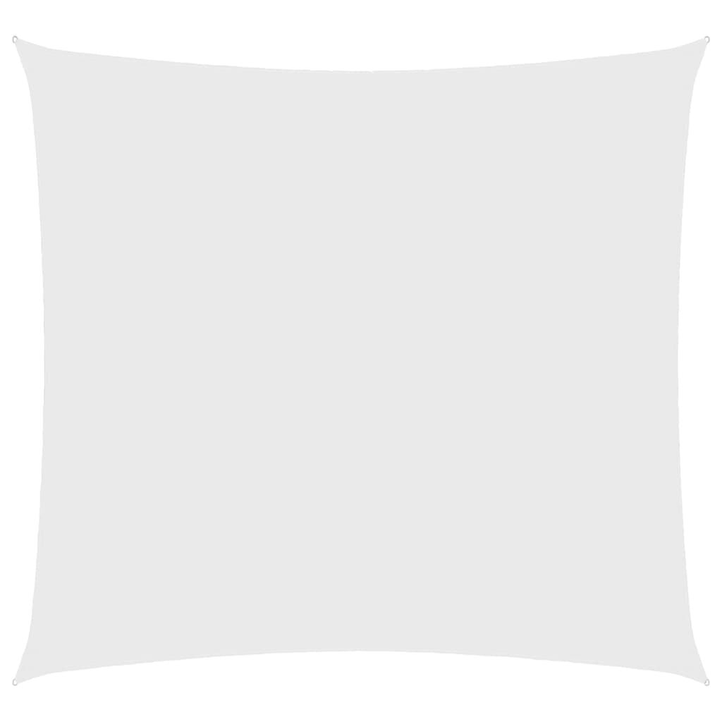 Vidaxl Toldo De Vela Cuadrado Tela Oxford Blanco 4x4 M_0