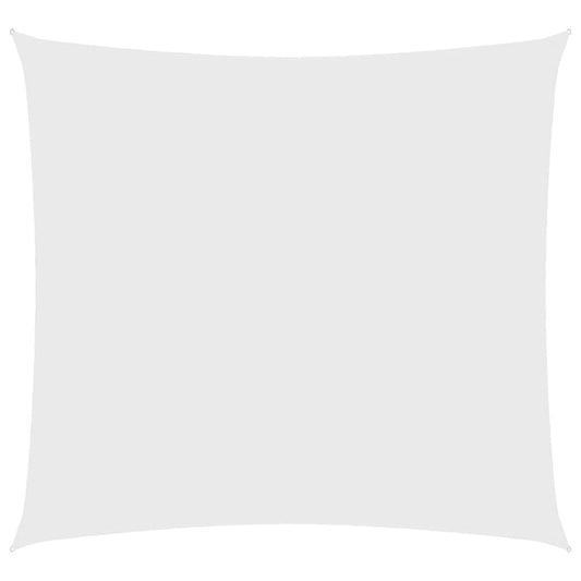 Vidaxl Toldo De Vela Cuadrado Tela Oxford Blanco 4x4 M_0