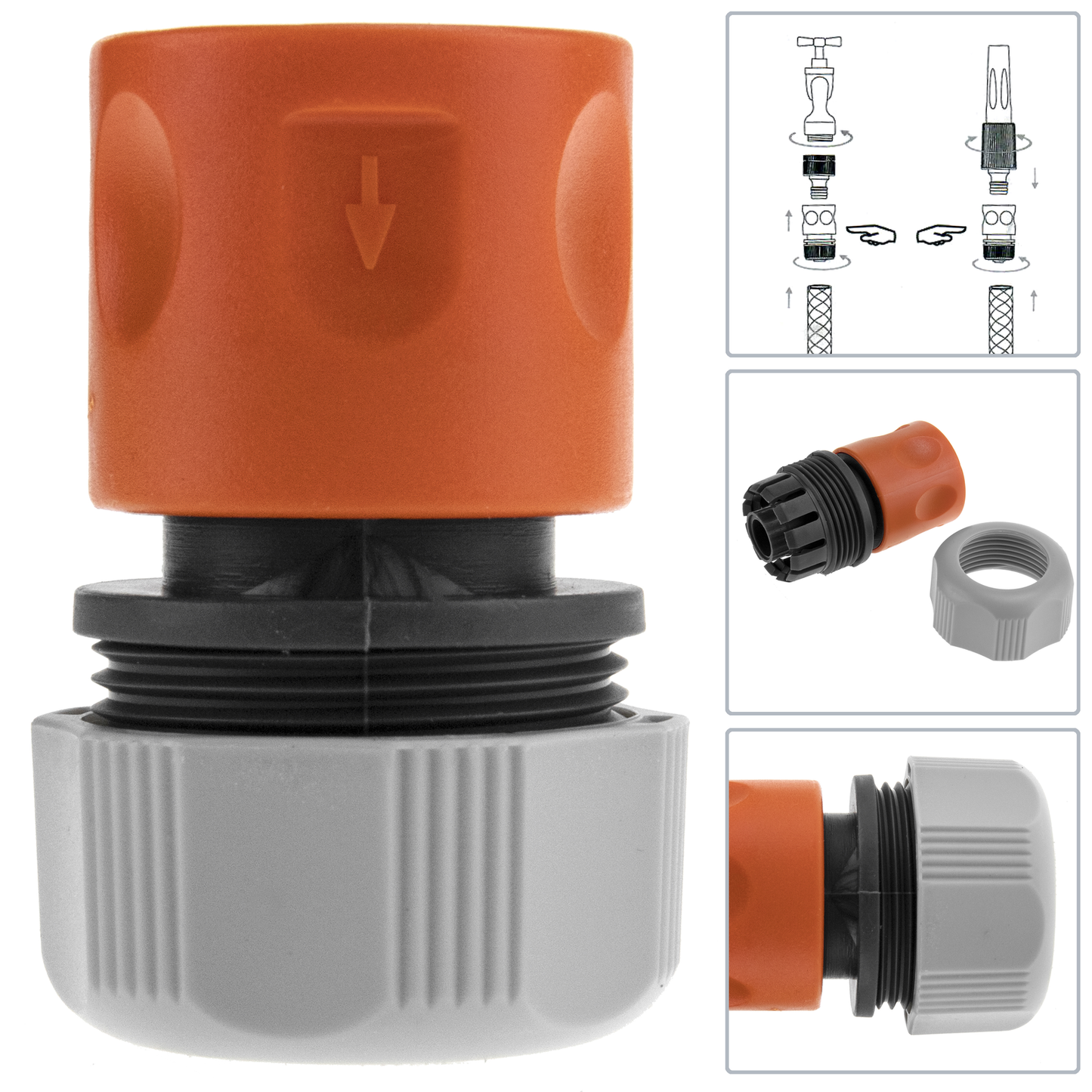 Conector Rápido Para Manguera De 3/4 Y 5/8_1