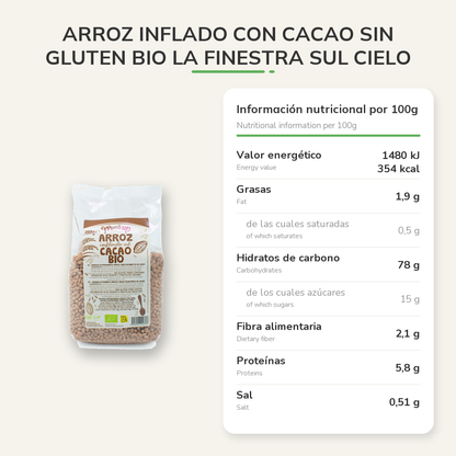 Información nutricional