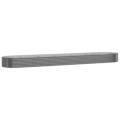Jardinera Arriate Acero Galvanizado Antracita 600x140x36cm_0