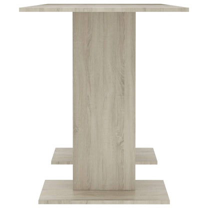 Mesa De Comedor Madera Contrachapada Roble Sonoma 110x60x75cm_2