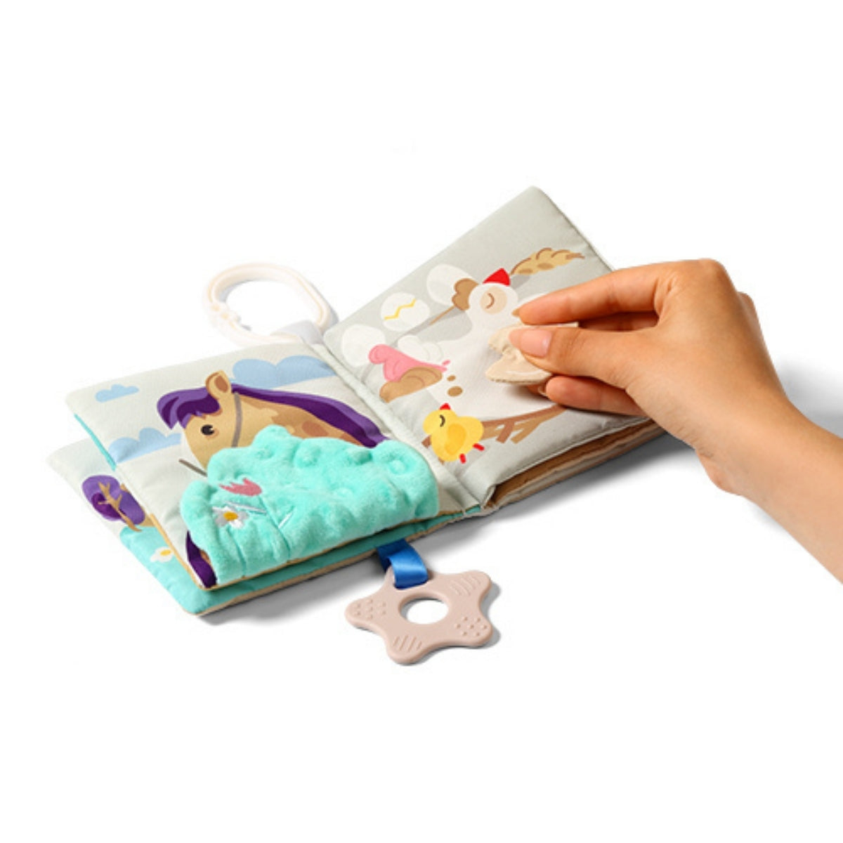 Libro Sensorial Educativo Bebé Granja