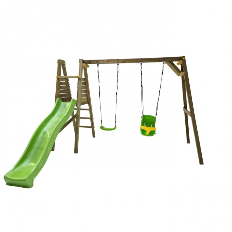 Parque Infantil Masgames Lignum L Dos Asientos Planos._1