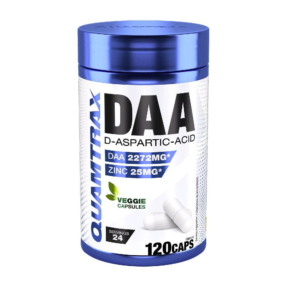 Daa (ácido Aspártico) - 120 Cápsulas - Complejos Testosterona - Quamtrax_0