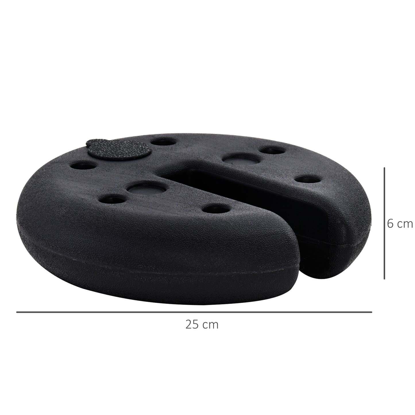 Outsunny Juego De 4 Pesos Para Gazebo Rellenable Pie De Soporte Para Carpa_2