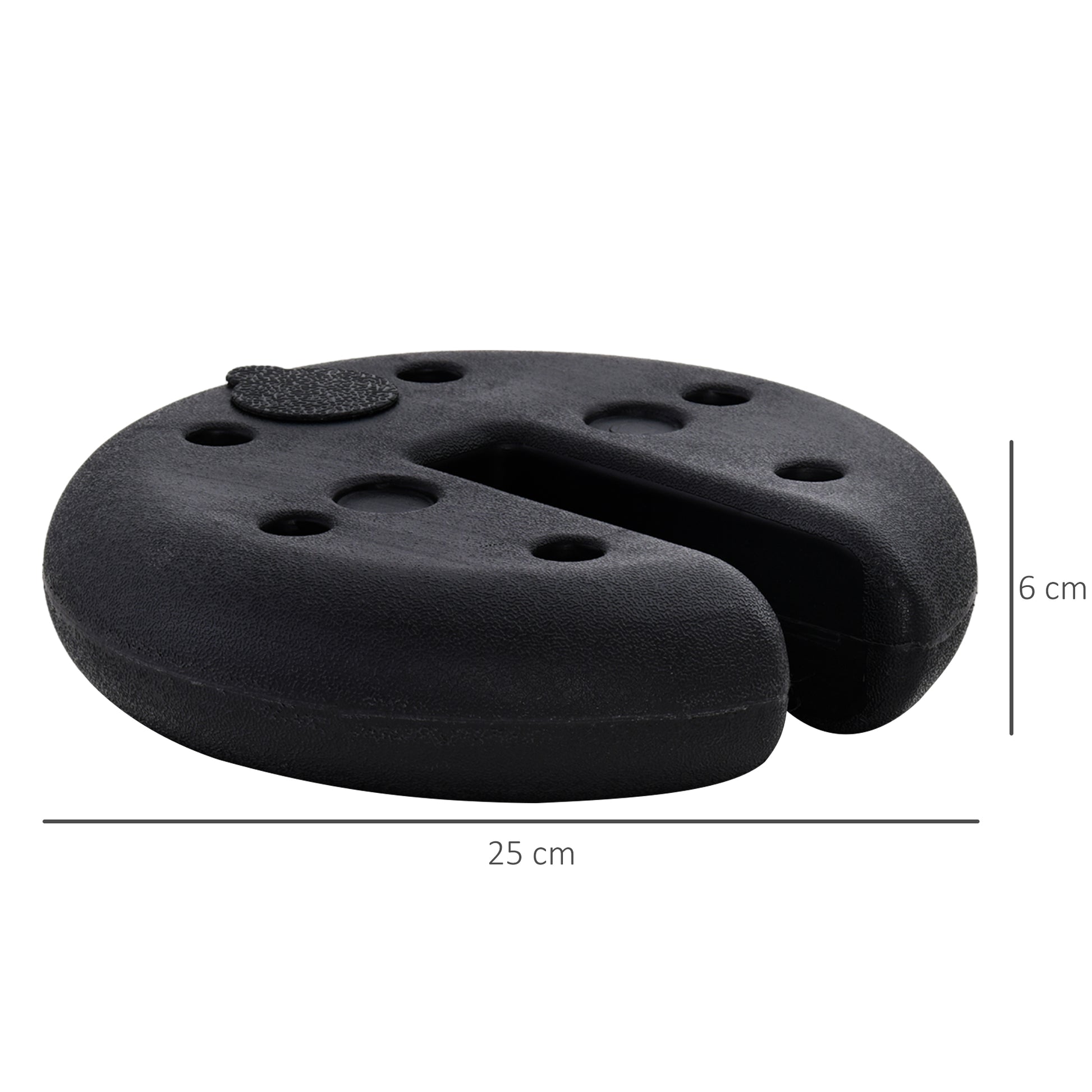 Outsunny Juego De 4 Pesos Para Gazebo Rellenable Pie De Soporte Para Carpa_2