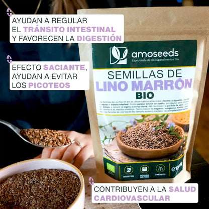 Semillas De Lino Marrón Bio 1kg_2
