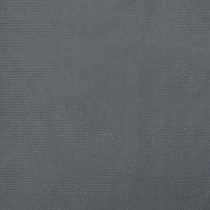 Cama Para Perros De Terciopelo Gris Oscuro 100x50x21 Cm / Vetonek_5