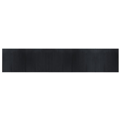 Alfombra Rectangular Bambú Negro 100x500 Cm / Vetonek_3