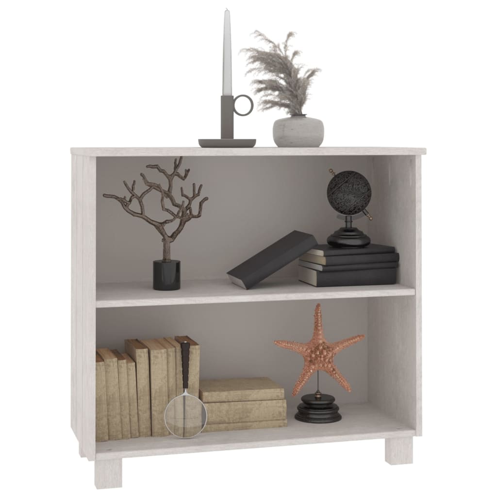 Aparador Hamar Madera Maciza De Pino Blanca 85x35x80 Cm / Vetonek_5