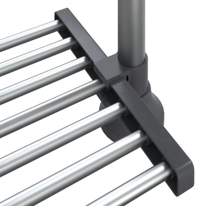 Vidaxl Estantería De Cocina Aluminio 50x25x(50-70) Cm_5