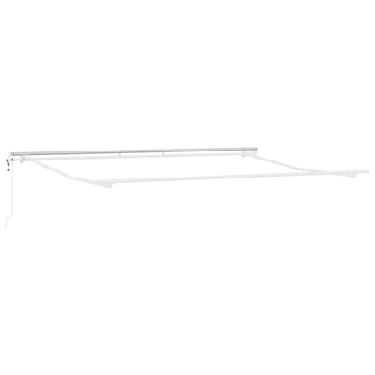 Toldo Retráctil Automático Gris Antracita Y Blanco 400x300 Cm_3