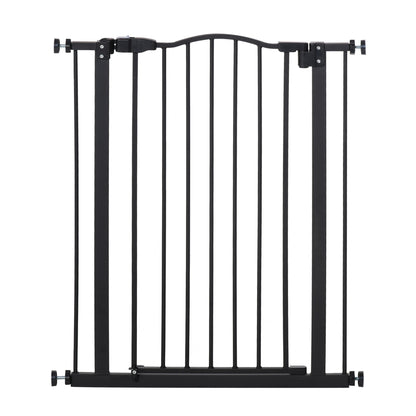 Pawhut Barrera De Seguridad Extensible Con 2 Extensiones 74-80x94 Cm Negro_0