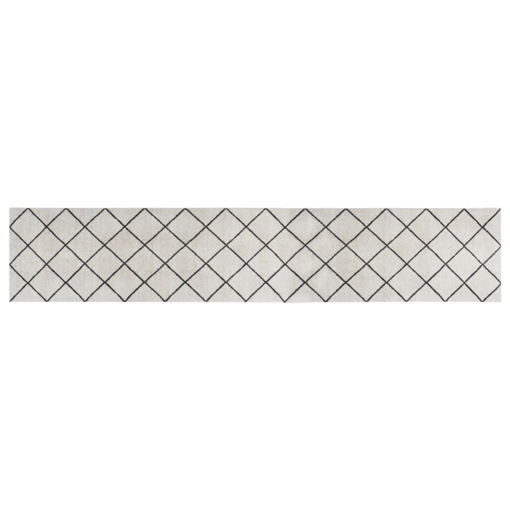 Vidaxl Alfombra De Cocina Lavable Terciopelo Cuadrados 60x300 Cm_1
