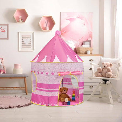 Well Home Tienda De Juego De Castillo De Princesa Rosa Ø105x125cm_3