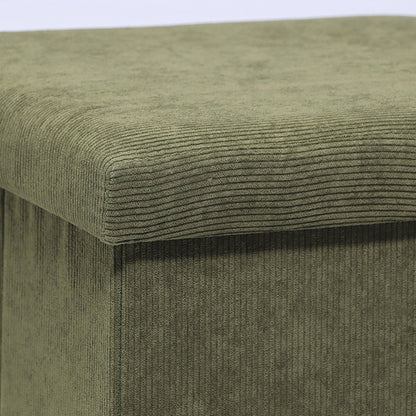 Well Home Taburete De Ordenacion 38x38cm Color Verde Oscuro_2
