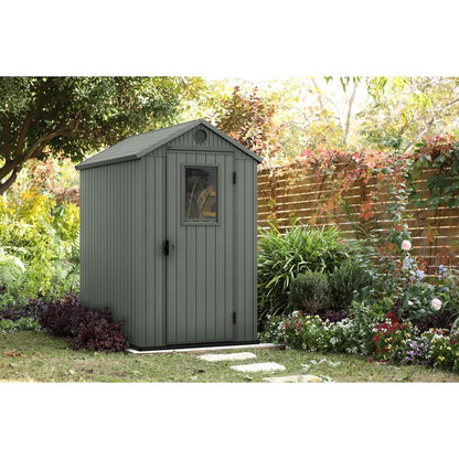 Caseta De Exterior Darwin 4x6 De Keter. 1256x185x205 Cm - Verde
