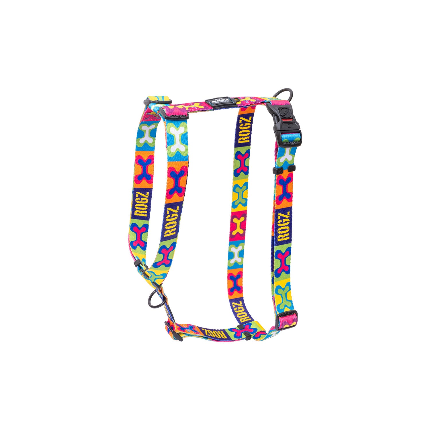 Arnés Para Perro, Modelo Fusion De Rogz, Estampado Pop Art. Talla M (12-22kg)_0