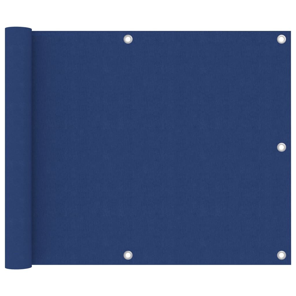 Vidaxl Toldo Para Balcón De Tela Oxford Azul 75x600 Cm_0