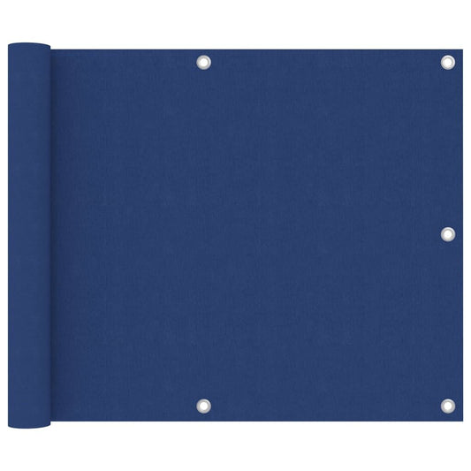 Vidaxl Toldo Para Balcón De Tela Oxford Azul 75x600 Cm_0