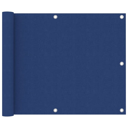 Vidaxl Toldo Para Balcón De Tela Oxford Azul 75x400 Cm_0