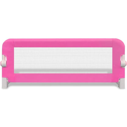 Vidaxl Barandilla De Seguridad Cama De Niño 102x42 Cm Rosa_2