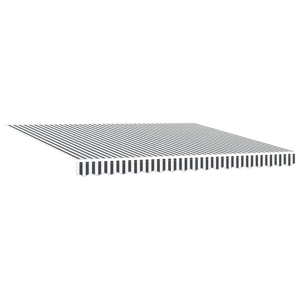 Toldo Retráctil Automático Gris Antracita Y Blanco 400x300 Cm_3