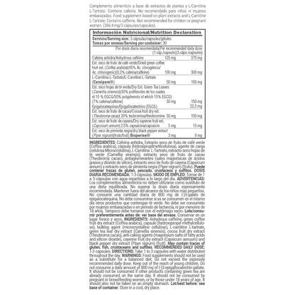 Txc - 110 Cápsulas Vegetales - Ayuda A Perder Peso - Masmusculo_5