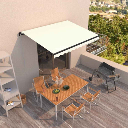 Toldo Retráctil Manual Color Crema 400x300 Cm_1