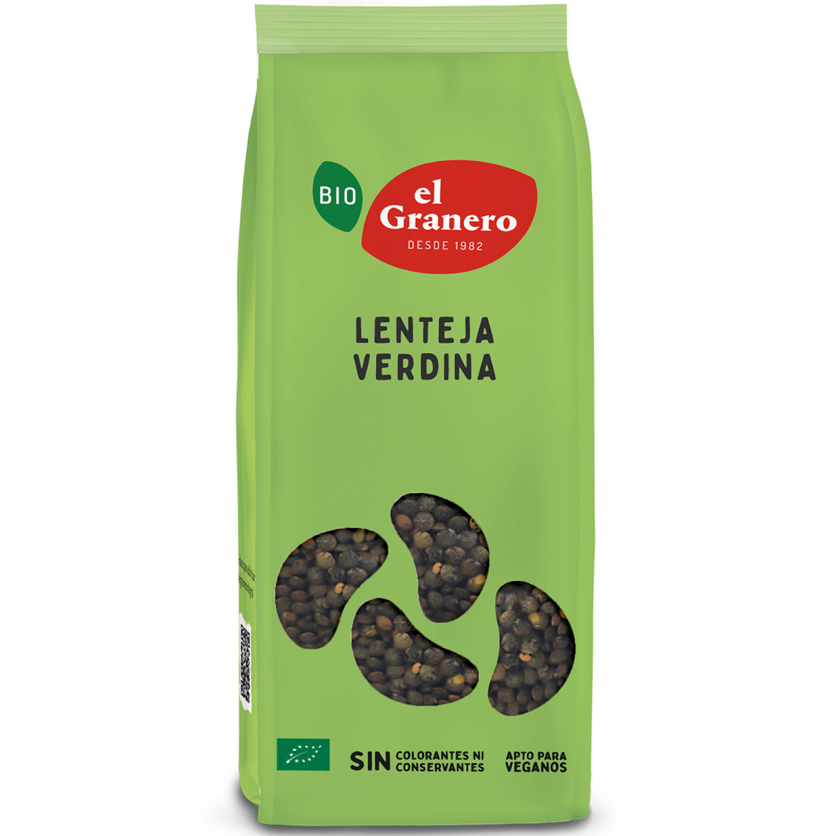 Lentejas Verdina Bio El Granero 500 g