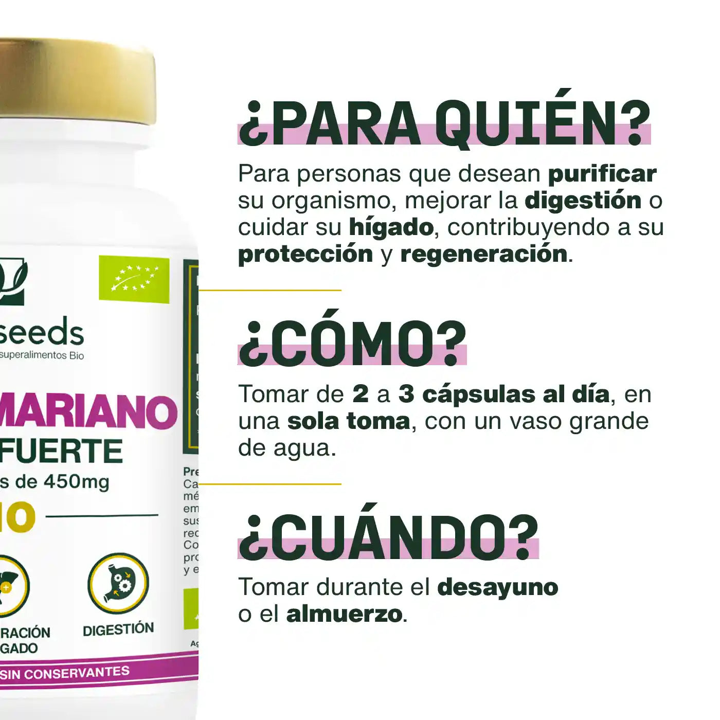 Cardo Mariano Bio, Extra Fuerte | 120 Cápsulas_1