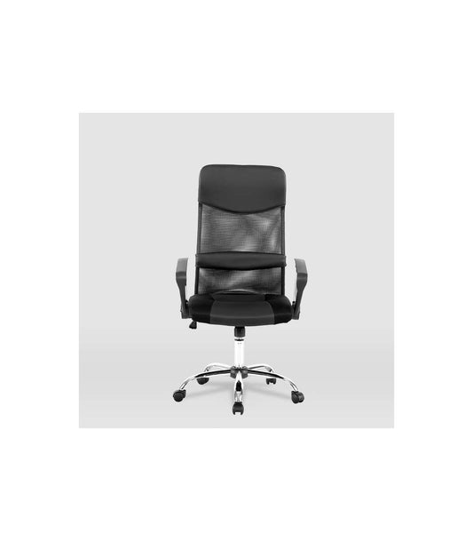 Silla De Oficina Dafne Acabado Negro. Alto: 112.5-122cm Ancho: 60cm Fondo: 49.5cm._0