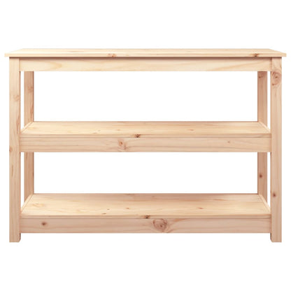 Mesa Consola Madera Maciza De Pino 110x40x74 Cm_3