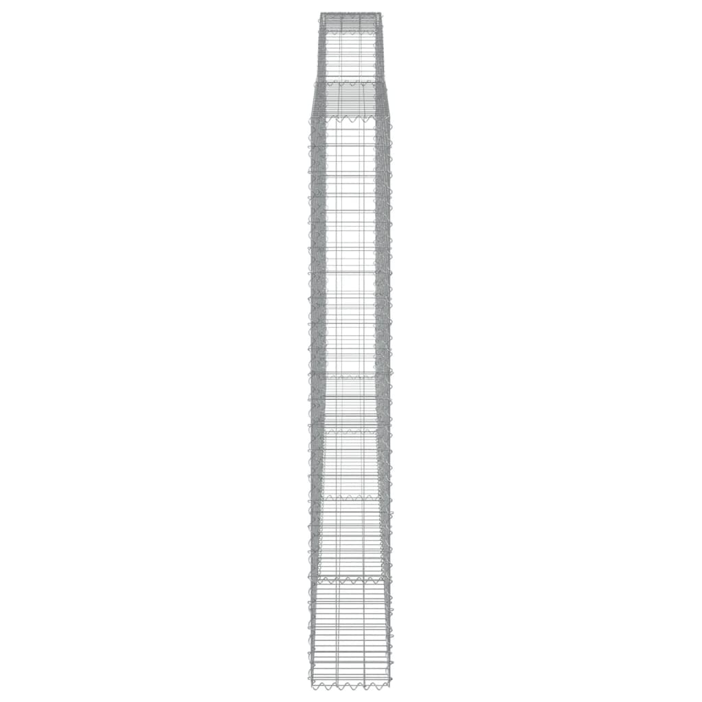 Cestas De Gaviones 4 Uds Forma De Arco Hierro 400x30x220/240 Cm_4