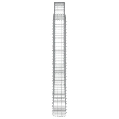 Cestas De Gaviones 4 Uds Forma De Arco Hierro 400x30x220/240 Cm_4