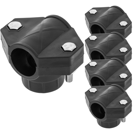 Pack De 5 Unidades Collarín De Toma De Polietileno De 20 Mm X 1/2“ Para Sistema De Riego_0