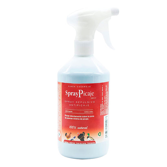 SprayPicaje 500Ml - Spray Contra El Picaje En Aves - Su Sabor Repele A Las Aves - Previene El Canibalismo - 100% Natural_0