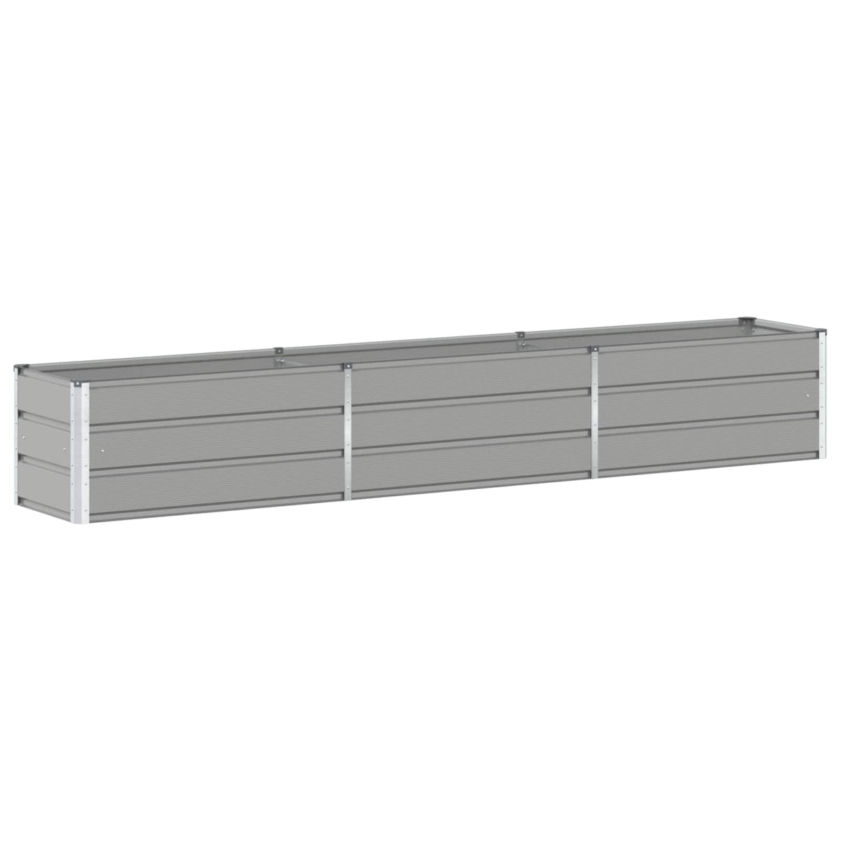 Jardinera Gris Claro 290 X 50 X 45 Cm Acero Galvanizado_0
