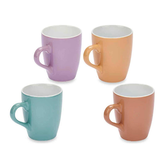 Set 4 Tazas 360ml Surt 4 Col Pastel Colección Vessia_0