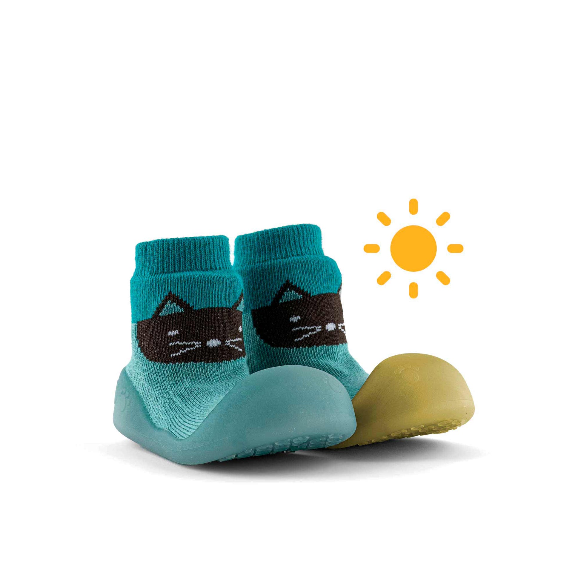 Zapatos De Bebé Que Cambian De Color Con La Luz Del Sol Green Cat Bigtoes Chameleon L (21,5)_0