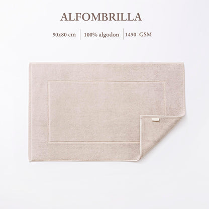 Alfombrilla De Baño 50x80cm 100% Algodón 1450gsm Crudo Scalpers Home_1